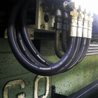 油圧配管の施工